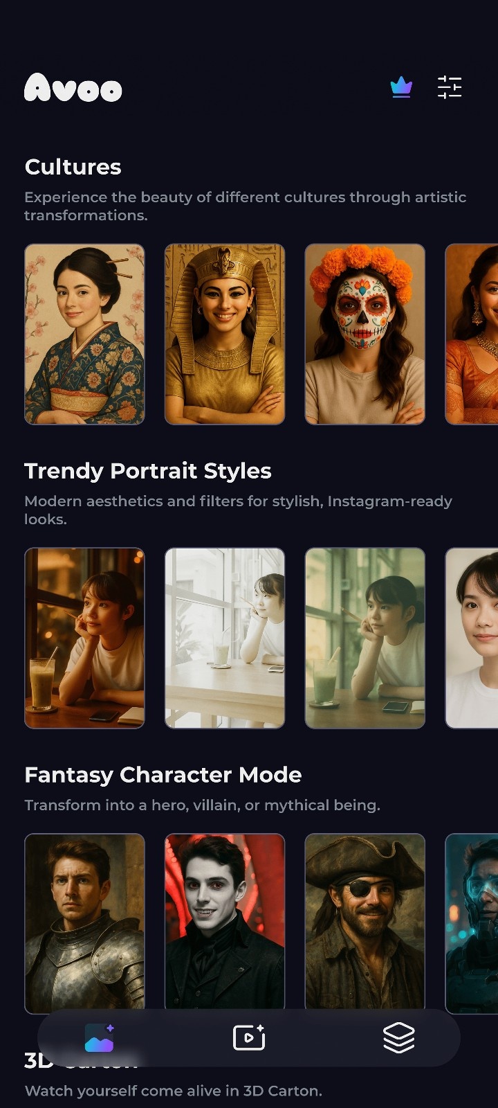 Avoo AI App Screenshot